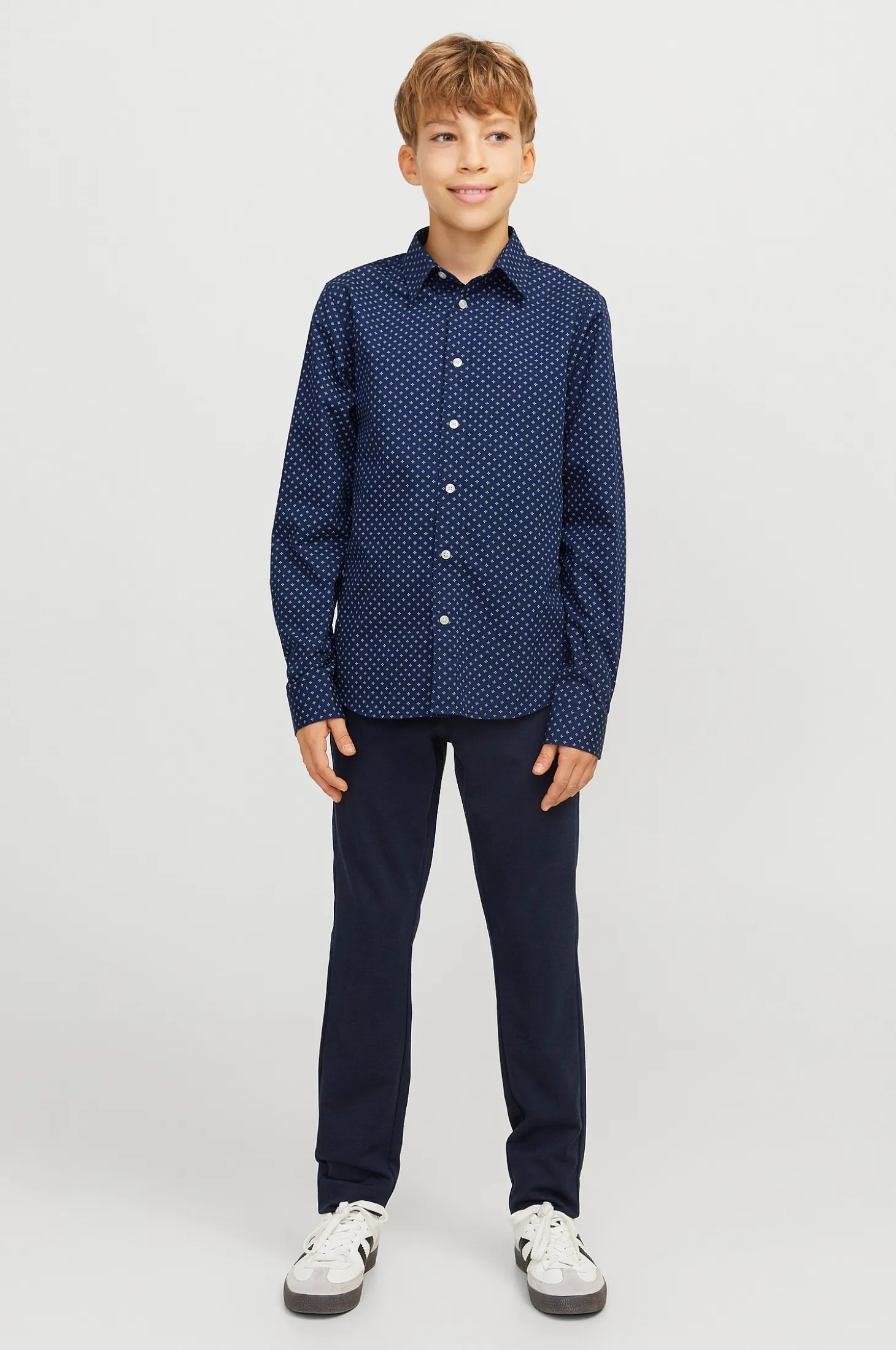 Paita jjAxel Print Shirt LS Jnr