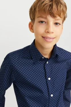 Paita jjAxel Print Shirt LS Jnr