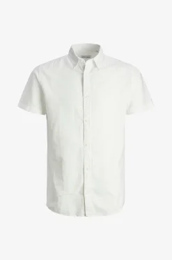 Paita jjeLinen Blend Shirt SS SN Jnr