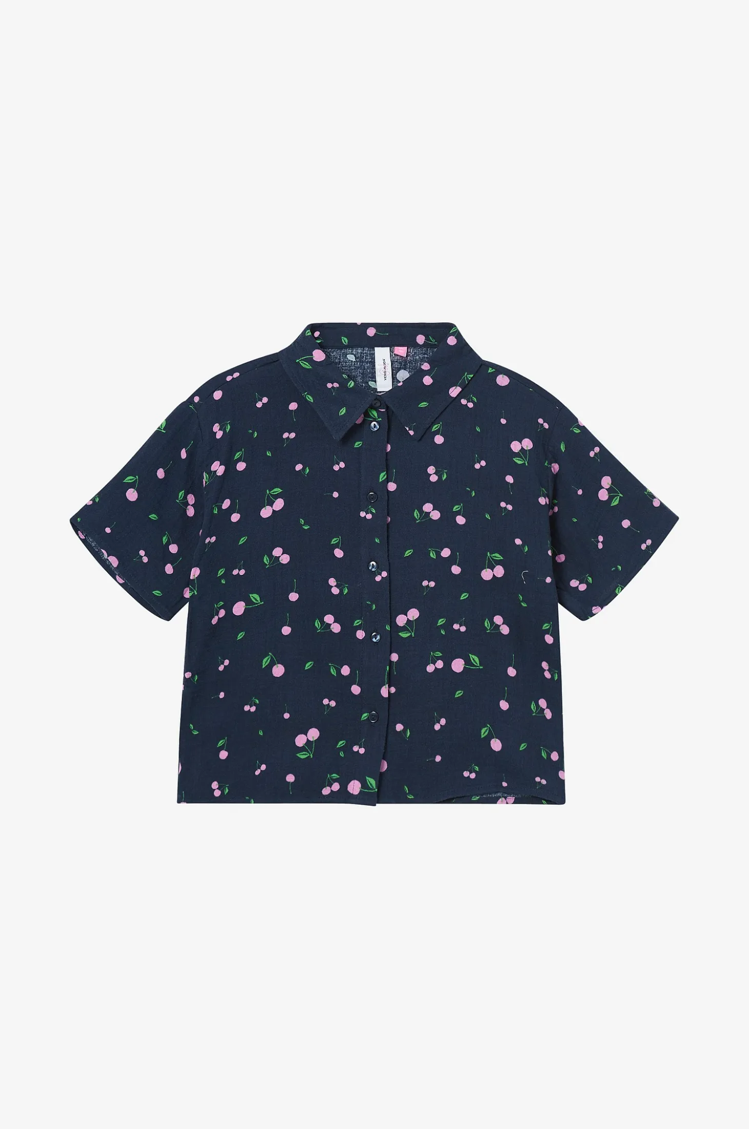 Paita vmNatali Nia SS Cropped Shirt Wvn G