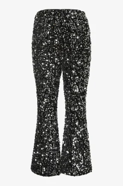 Paljettihousut vmBella Sequins HW Flared Pant Jrs