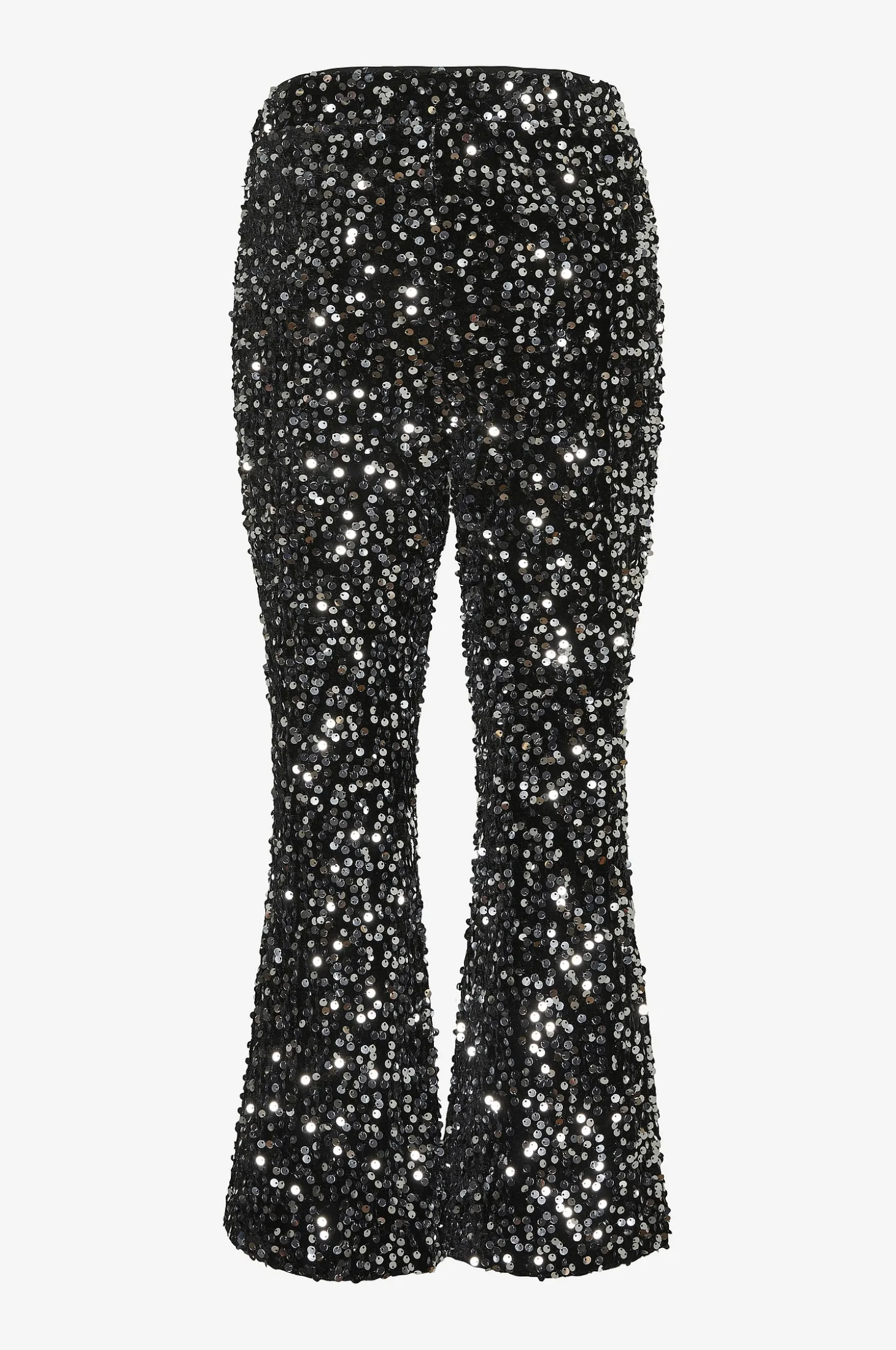 Paljettihousut vmBella Sequins HW Flared Pant Jrs