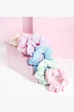 Pastel Scrunchies 6 Pcs
