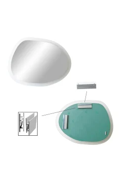 Peili Aqua 55 x 75 cm
