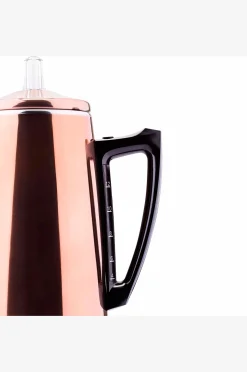 Perkolaattori, 12 kupillista, kuparinvärinen