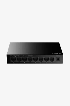 8-porttinen Gigabitswitch, metalli