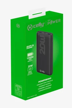 PowerBank PD 20 W 10 000 mAh - musta