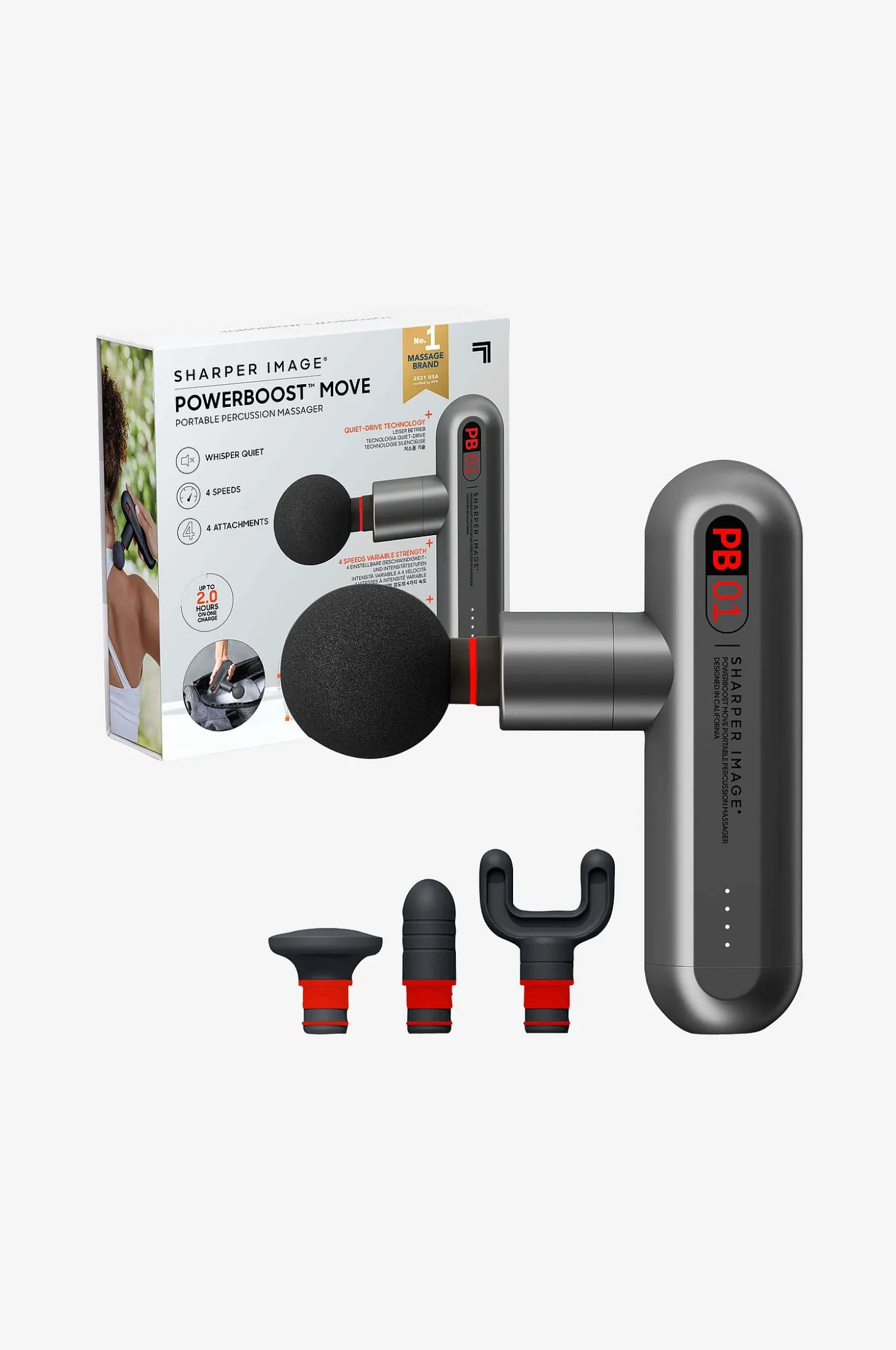 Powerboost Move Portable Percussion Massagere