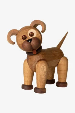 Puinen koriste Happy Koira 38 cm
