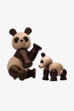 Puinen koriste Pixi Panda 9 cm