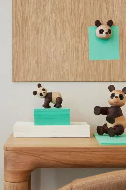 Puinen koriste Pixi Panda 9 cm