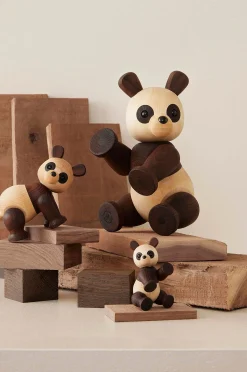 Puinen koriste Pixi Panda 9 cm