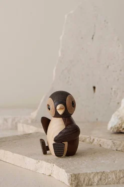 Puinen koriste Snow Baby Penguin 7 cm.