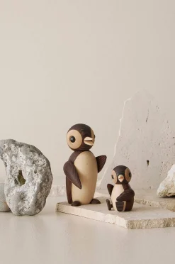 Puinen koriste Snow Baby Penguin 7 cm.