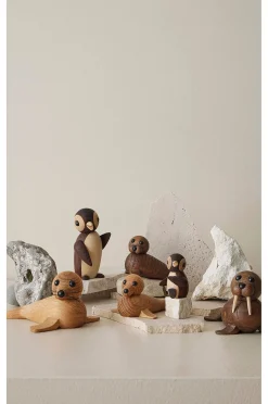 Puinen koriste Snow Baby Penguin 7 cm.
