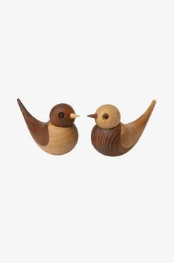 Puukoristeet, pääskyt Soulmates 7 cm, 2/pakk.