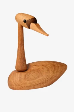 Puukoriste, joutsenen poikanen The Cygnet 13 cm