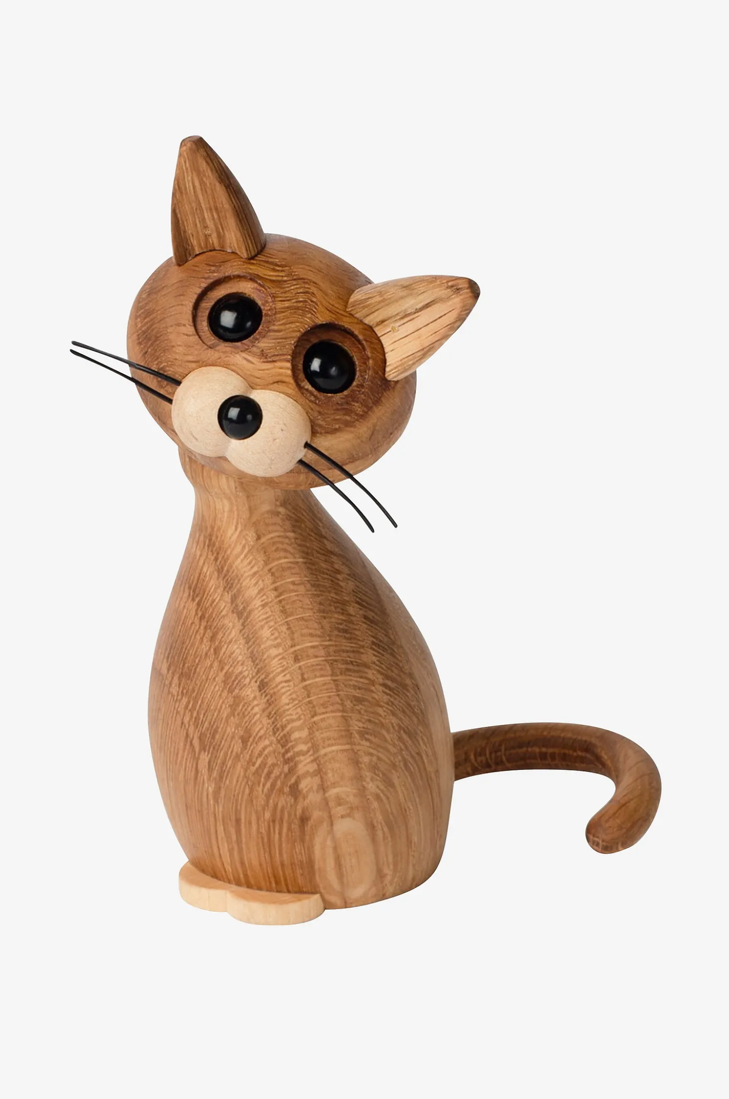 Puukoriste kissa Lucky The Cat 15,9 cm