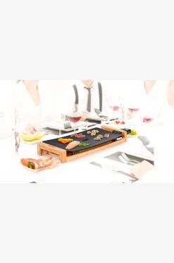 Pöytägrilli Table Chef Pure Black Bamboo 50 x 25 cm