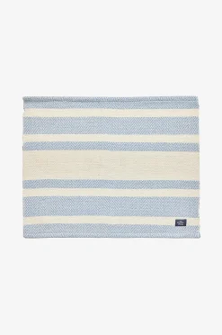 Pöytäliina Herringbone, raidallinen puuvillaa.
