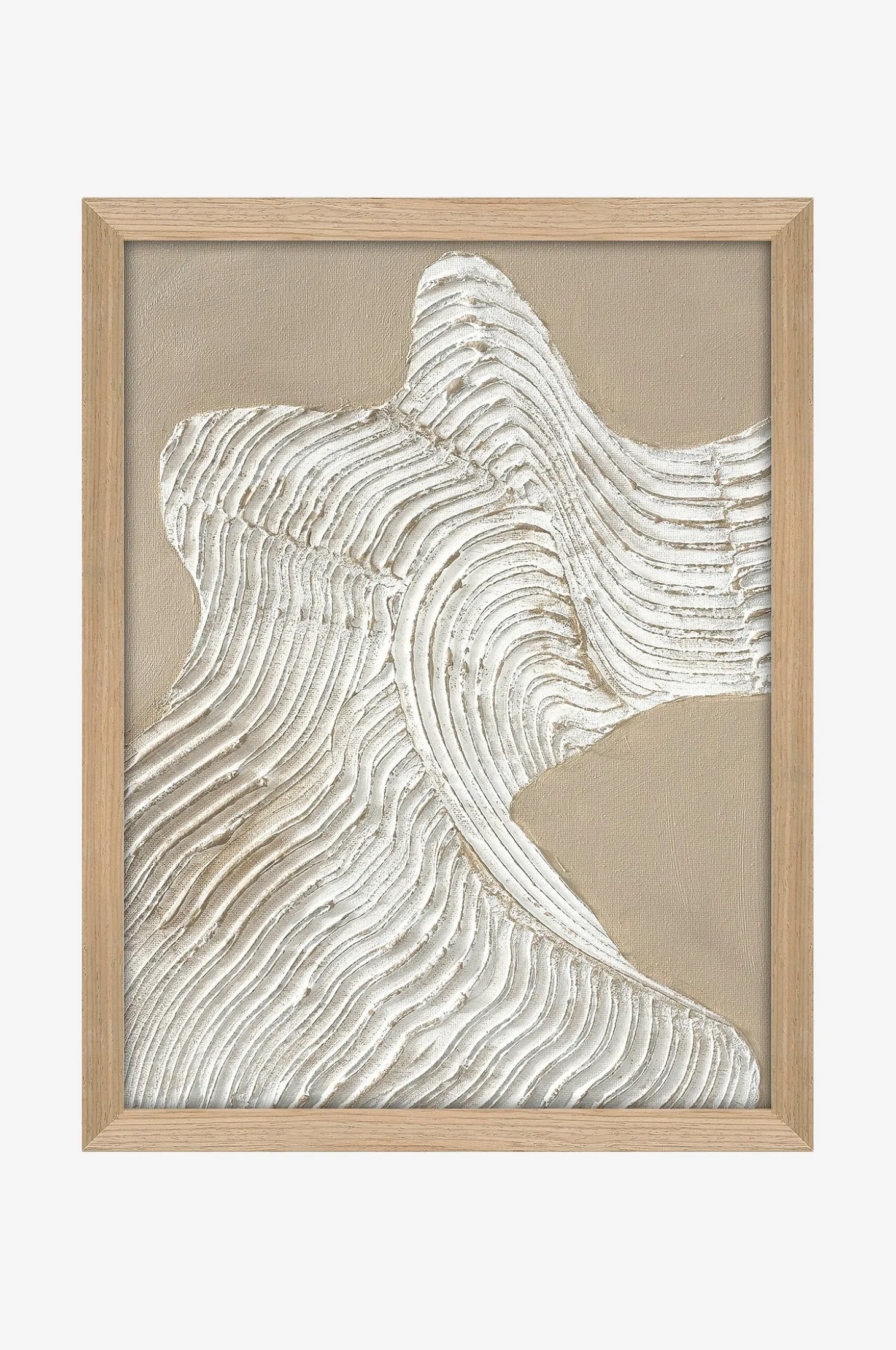 Raw Shape 3 / 30x40 Cm / tammikehys