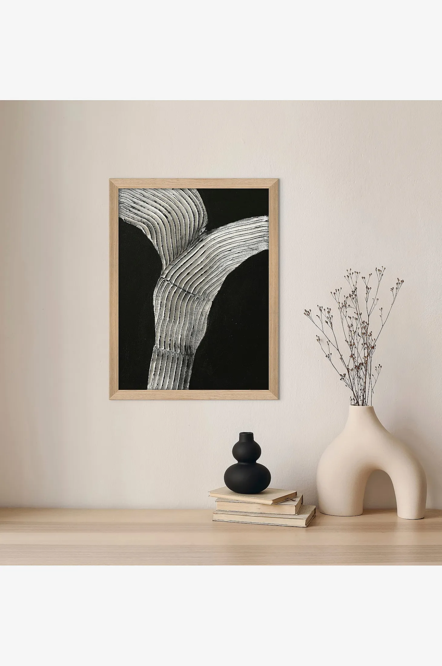 Raw Shape 2 / 30x40 Cm / tammikehys