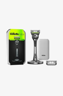 Razor Labs magneettijalustan, matkalaukun ja 2 partaterän kanssa