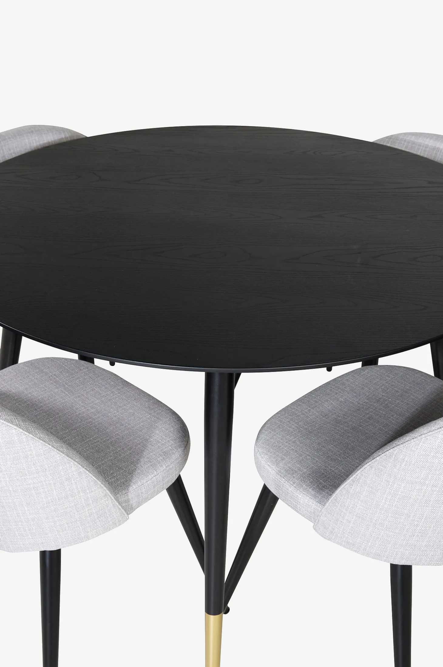 Ruokailuryhmä Dipp ja ruokapöydän tuolit Velvet, 4 kpl