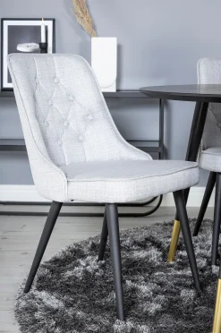 Ruokailuryhmä Dipp ja ruokapöydän tuolit Velvet Deluxe, 4 kpl