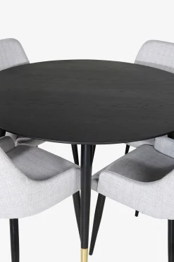 Ruokailuryhmä Dipp ja tuolit Plaza, 4 kpl