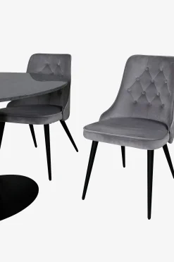 Ruokailuryhmä Estelle ja tuolit Velvet Deluxe, 4 kpl