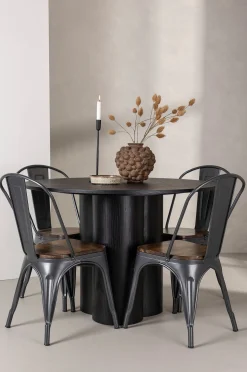 Ruokailuryhmä Olivia ja tuolit Tempe, 4 kpl