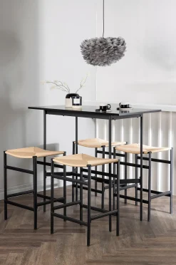 Ruokailuryhmä Rax ja tuolit Polly, 4 kpl