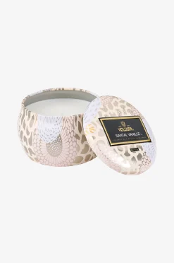 Santal Vanille - Decorative Tin Candle 25H