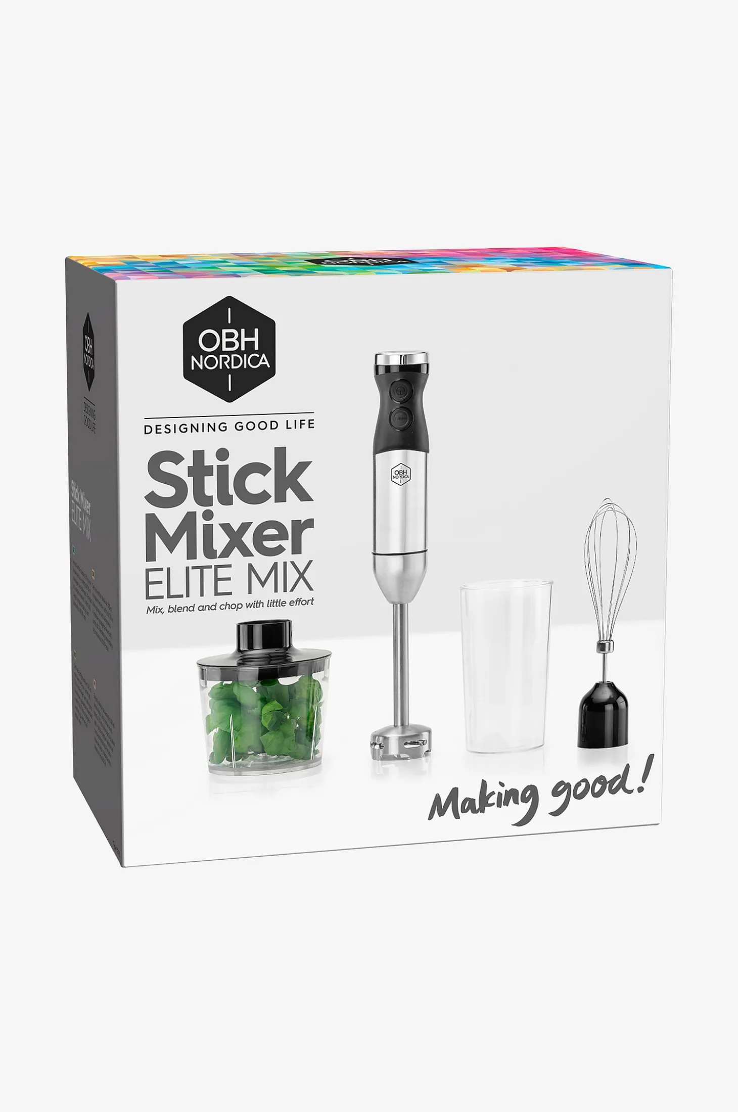 Sauvasekoitinsetti 800 W Elite Mix 7715