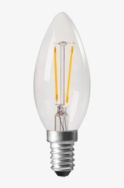 Shine LED Filament kynttilälamppu, Clear 45 mm