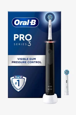 Sähköhammasharja Pro3 Black + Extra Refill