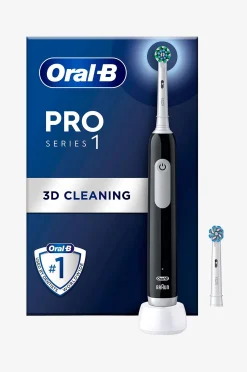 Sähköhammasharja Pro1 Black + Extra Refill