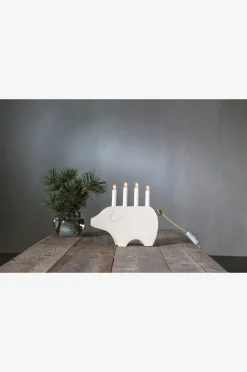 Sähkökynttelikkö Gry, korkeus 28 cm