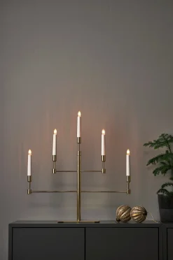 Sähkökynttelikkö Vide, korkeus 53 cm