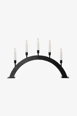 Sähkökynttelikkö Vind, korkeus 38 cm
