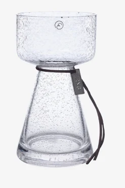 Sipulimaljakko Ø 8 cm, korkeus 15 cm kuplivaa lasia.