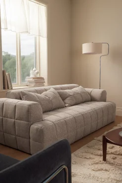 Sohva Soffa Axamiliam 3sits Beige G476-2 3-paikkainen