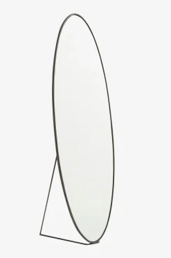 Soikea psyche-tyylinen peili, metalli, K 169,5 cm, Koban