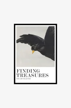 Taulu Finding treasures, Musta kehys