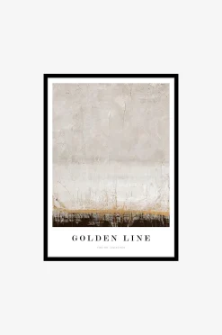 Taulu Golden line, Musta kehys