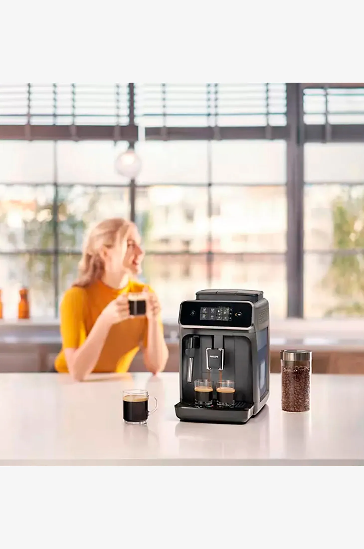 Täysautomaattinen Espressokeitin EP2224/10 Sarja 2200