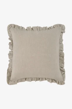 Tyynynpäällinen Candice Frill pestyä pellavaa