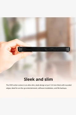 Ulkoinen Slim CD/DVD-poltin (TS8XDVDS-K)