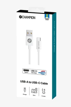 USB-A-USB-C-kaapeli 3 m